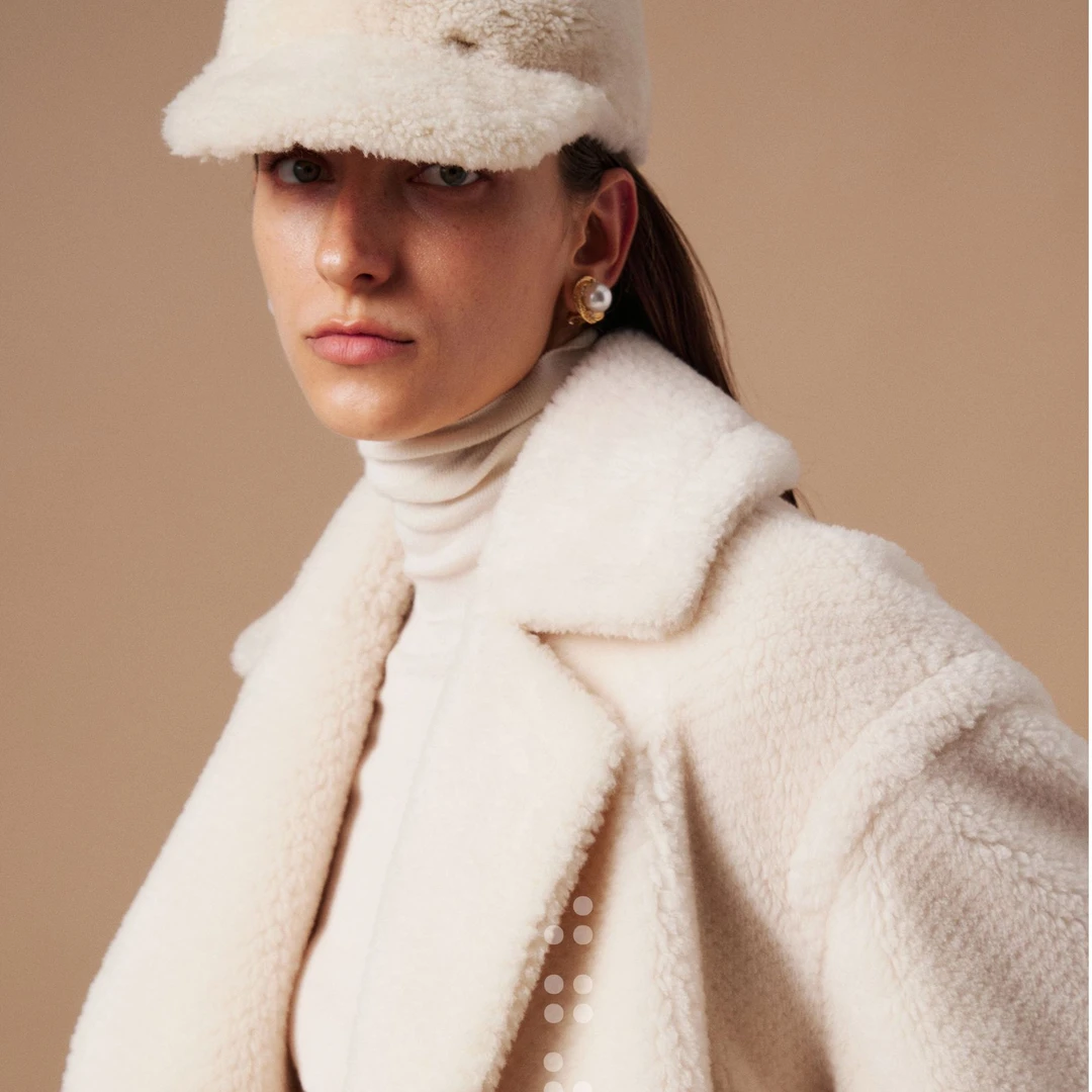 PESARO秋冬时尚百搭宽松外套3209-9104