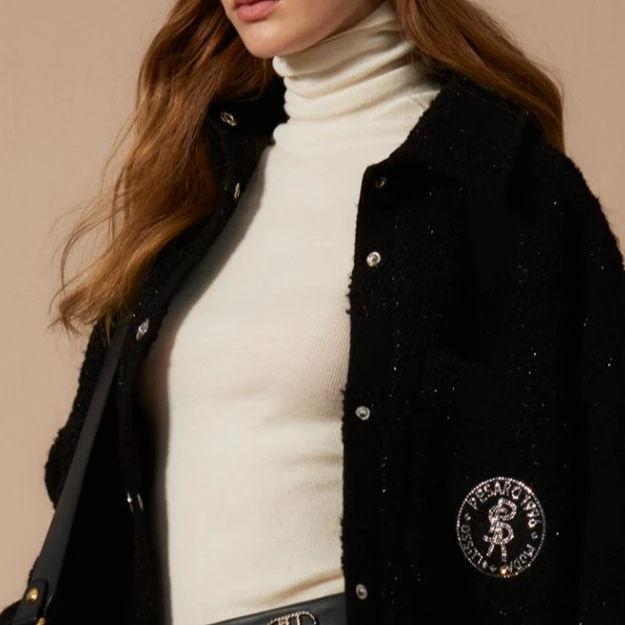 PESARO亮色基本款高领打底毛衣3209-3004