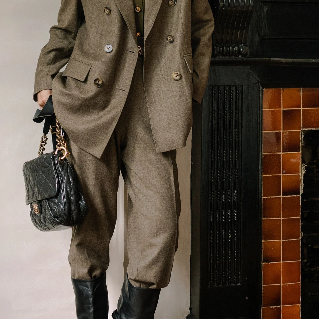 PESARO高腰烟管裤3209-6004