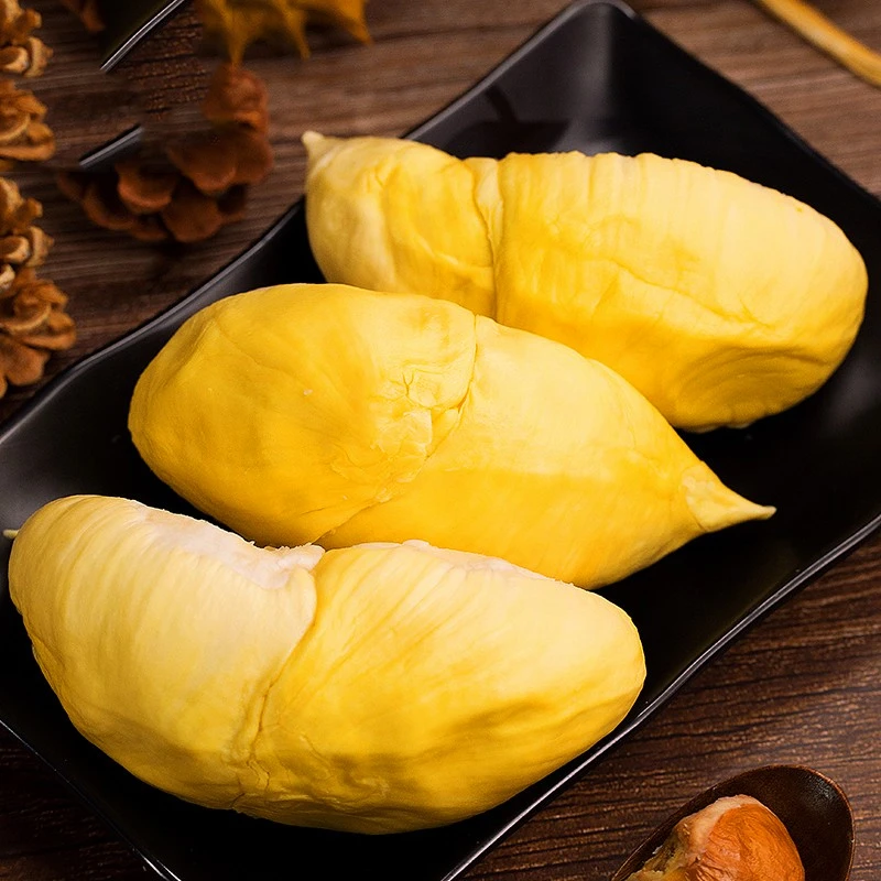 【3.2斤榴莲肉6月】泰国金枕榴莲去壳榴莲果肉800g*2袋装3.2斤