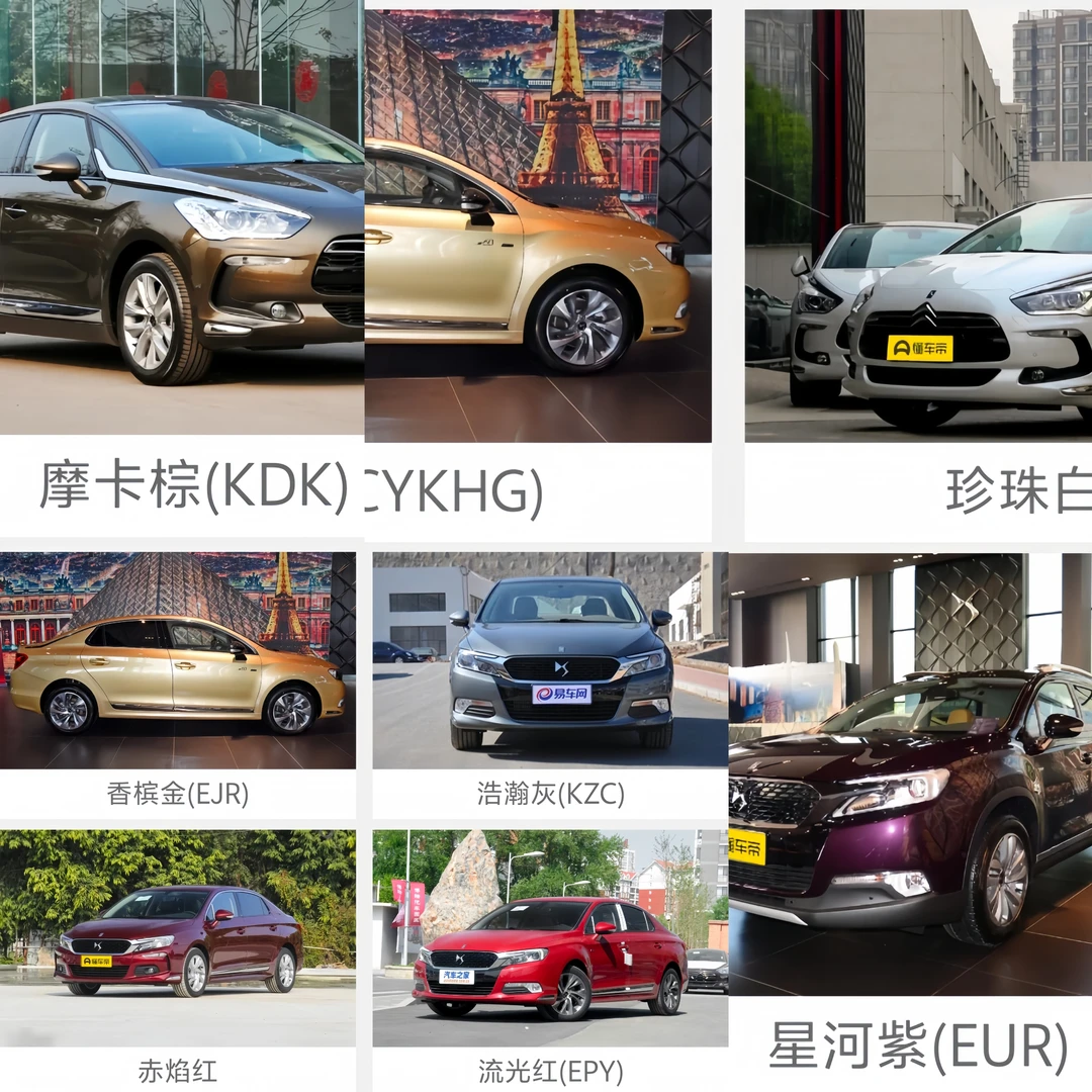 DS汽车成品漆5LSDS4DS5DSDS7香槟金赤焰红流光红浩瀚灰星河紫摩卡