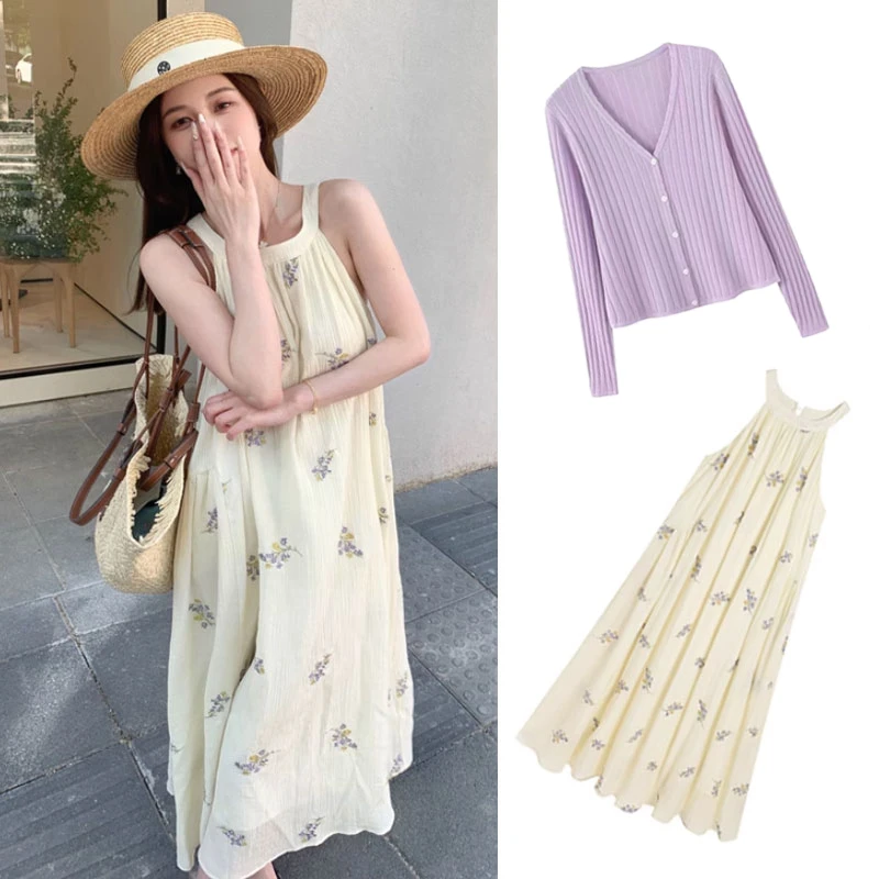 超漂亮孕妇装春秋款连衣裙时髦洋气怀孕妈妈春装裙子外出春夏装