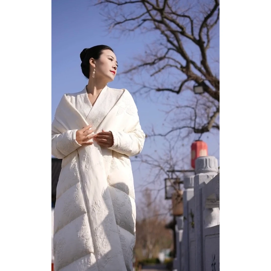 云间拂蕊  | 高品质国风羽绒服中长款时尚女装女士收腰