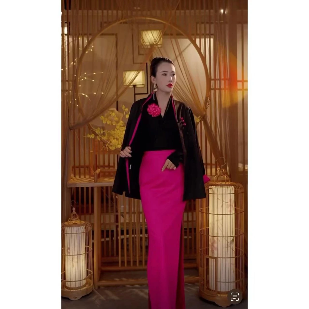 一纸山河GP 孤品新中式国风设计师女装  气质高品质