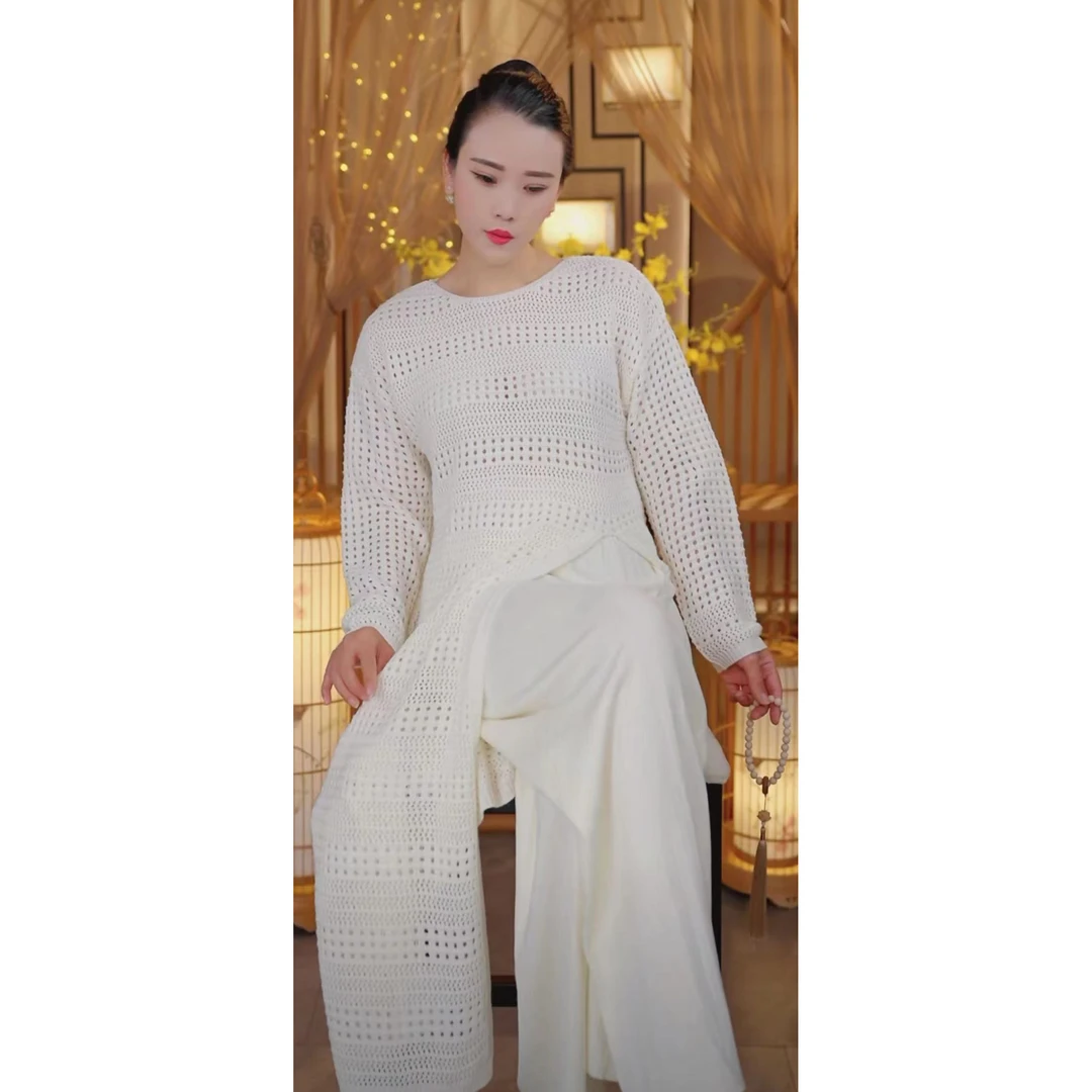 妙唯 新中式时尚设计款裤子