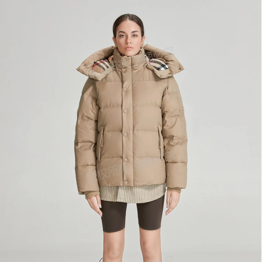 【正品可查】2024年新款时尚保暖可拆卸袖子冬季情侣款羽绒服4010