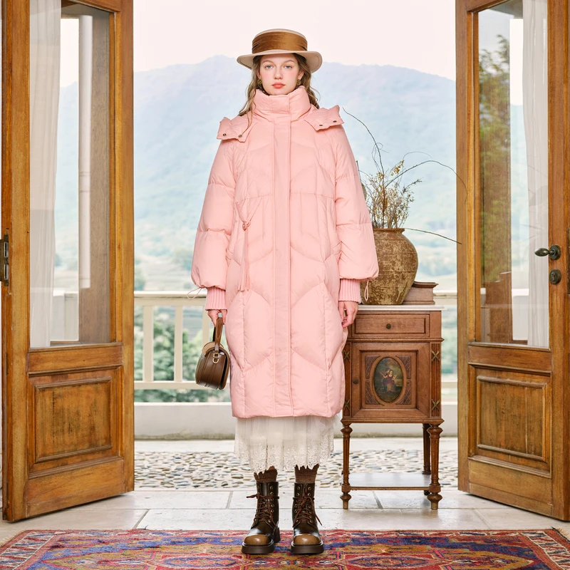 【商场同款】【通勤混搭】菀壹2024冬季新款羽绒服Y02623451