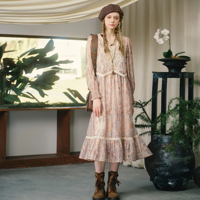 【异域风情】菀壹2025春季新款连衣裙Q14531431