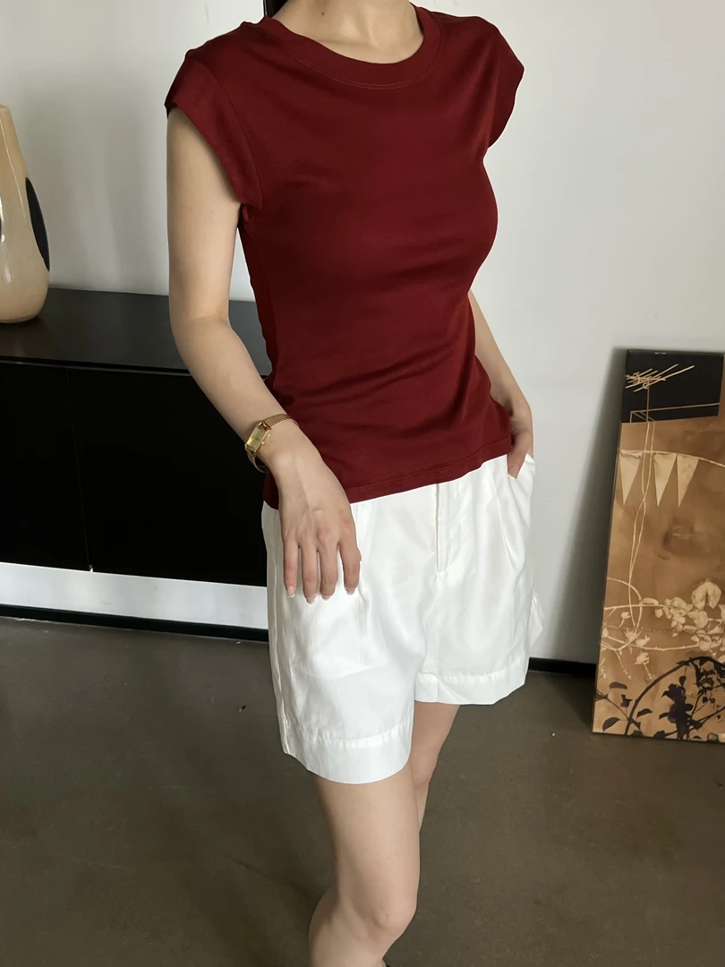 Olgα｜ROW莱赛尔风桑蚕丝云朵感飞袖小TD-XBLY-LS239