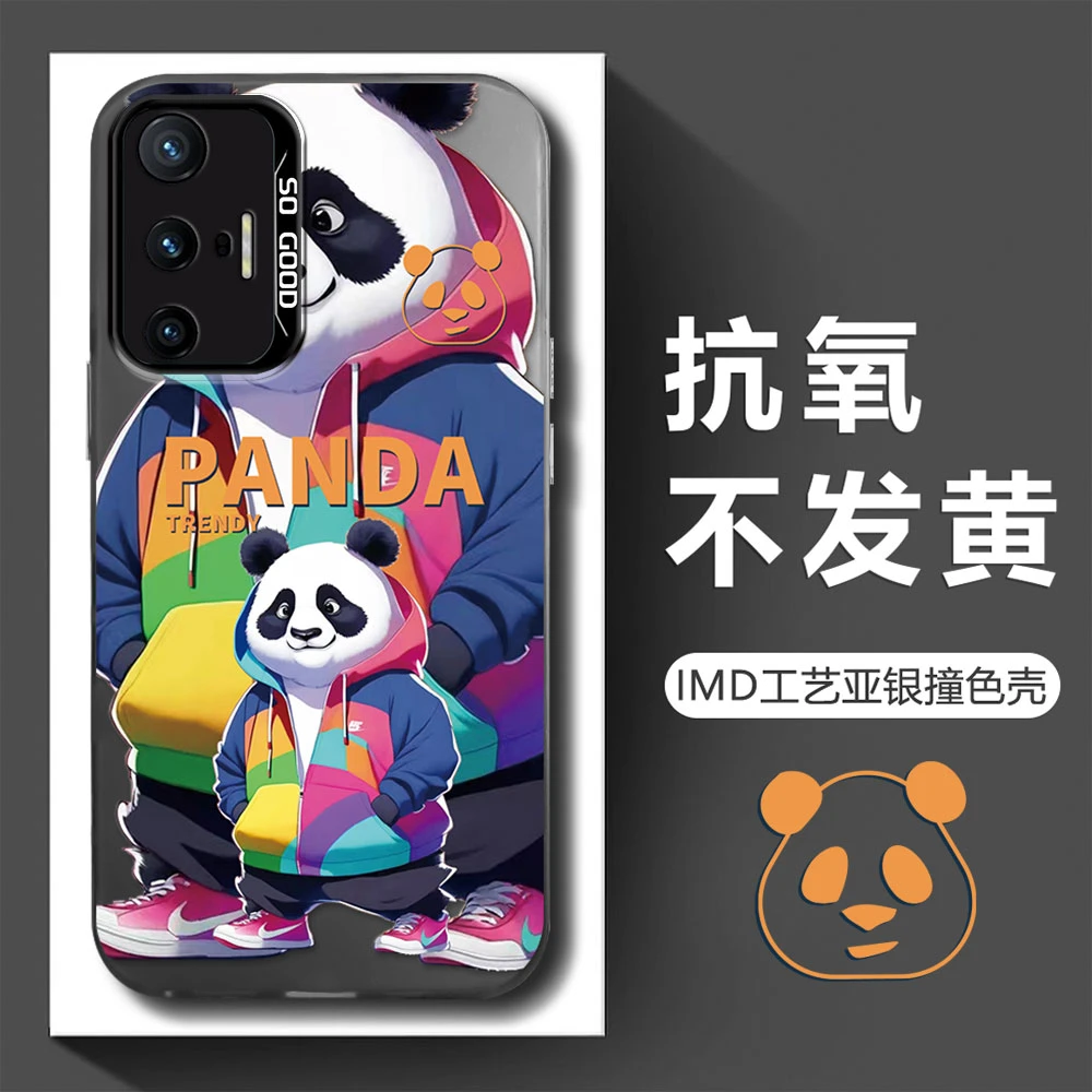 VIVOX70潮流熊猫高颜值电镀壳创意个性潮牌高档手机壳