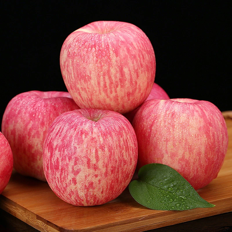 真正又脆又甜的水晶红富士苹果5/8斤新鲜正宗寺河山苹果皮薄水果