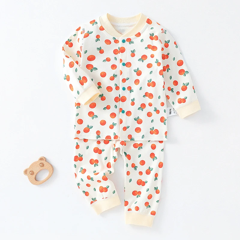 婴幼儿衣服套装纯棉儿童秋衣秋裤套装睡衣家居服【TY分体套装】