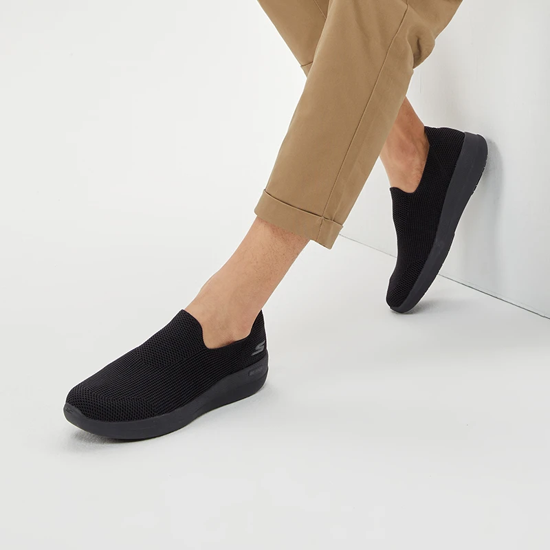 斯凯奇官方男鞋一脚蹬舒适时尚健步鞋男士懒人休闲鞋夏季软底