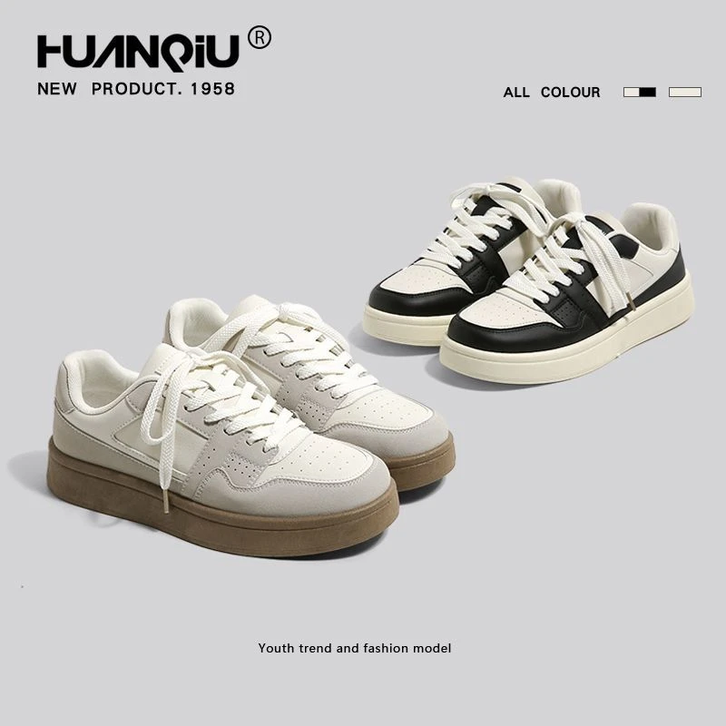 环球板鞋男鞋2025新款夏季休闲运动鞋设计感小众潮牌透气德训鞋男