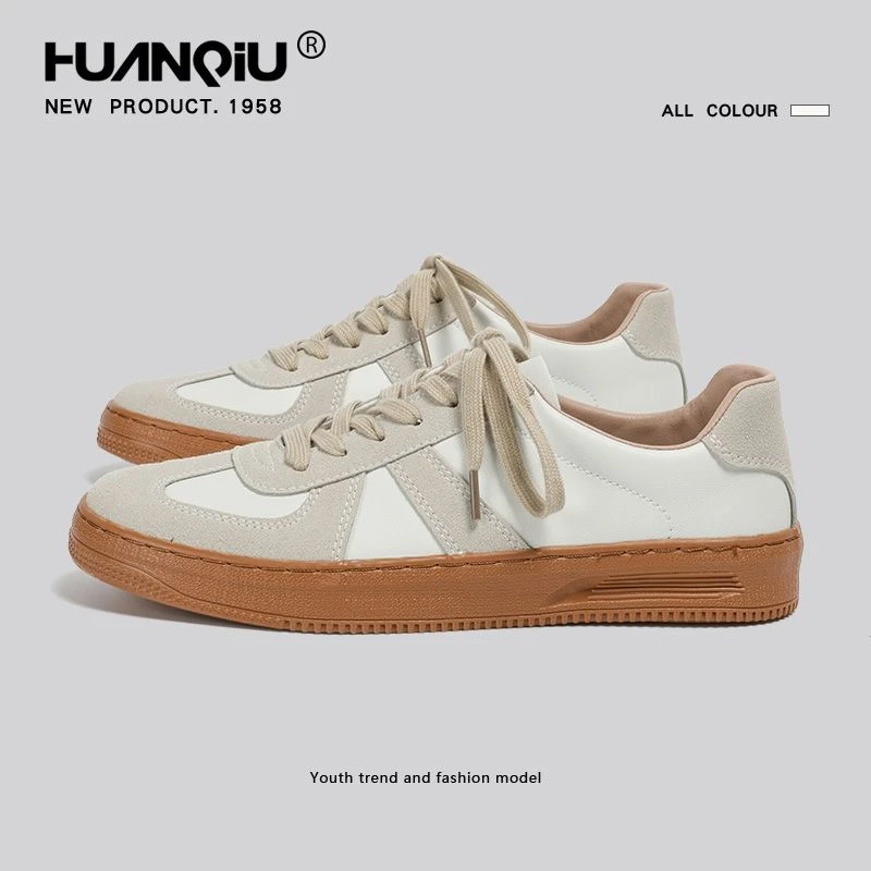 环球德训鞋男2025年新款春季鞋子运动休闲鞋复古板鞋男款鞋情侣女