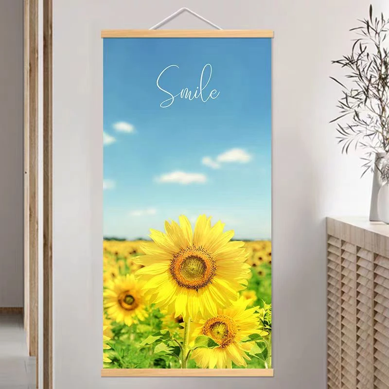 向日葵装饰画客厅风景画墙壁餐厅壁画墙面房间卧室床头挂画太阳花