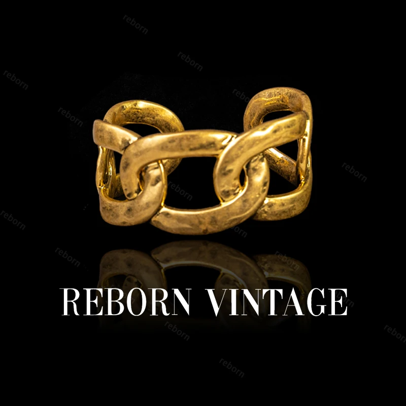 铜合金手镯 Reborn Vintage手工气质轻奢时尚百搭复古小众M101