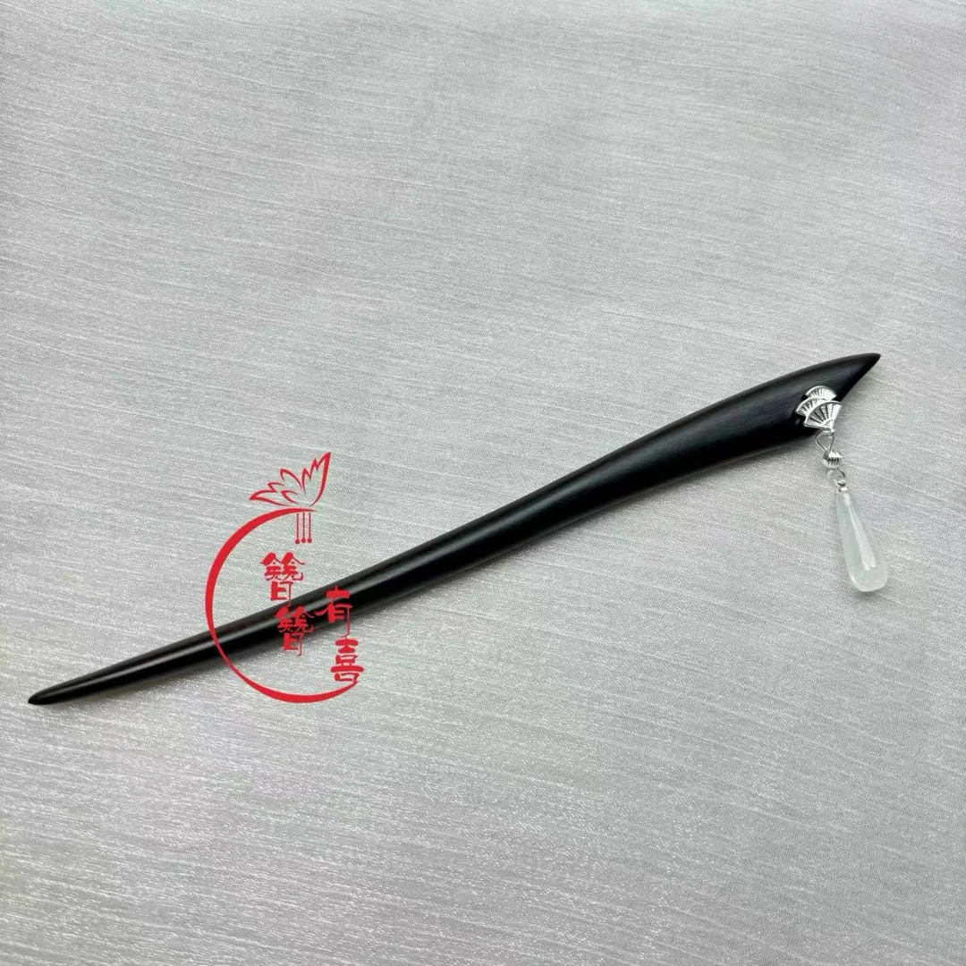 手工黑檀木发簪国风复古发饰古风旗袍汉服马面裙百搭簪子头饰