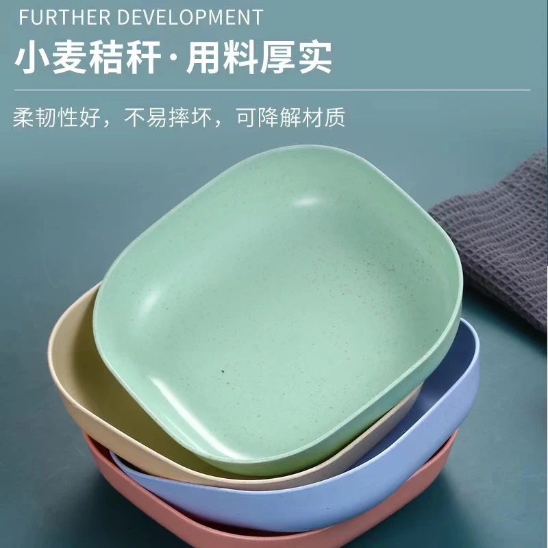 这款吐骨碟,10个2.1全国包邮,小麦秸秆,不易摔烂 网红女鞋提供