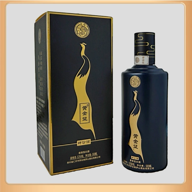 黄金璧坤沙发酵白酒酒业酱香型精选53度500(ml/L)