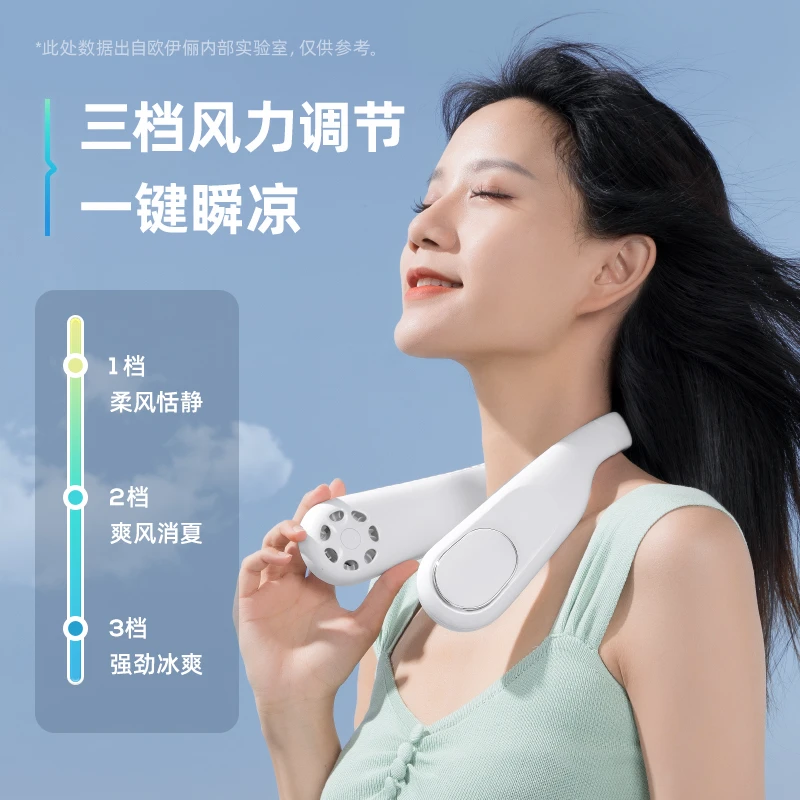 【交个朋友】挂脖风扇迷你充电便携式懒人挂脖子冷空调超长续航静音