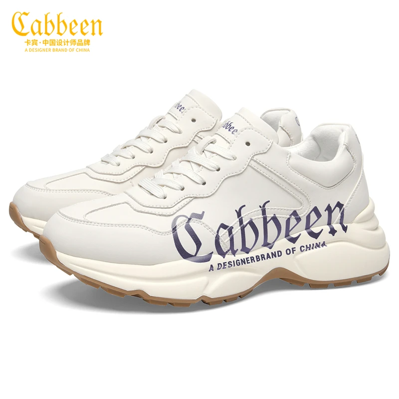 Cabbeen/卡宾新款高端男士老爹鞋百搭男鞋高档潮牌休闲老爹鞋厚底