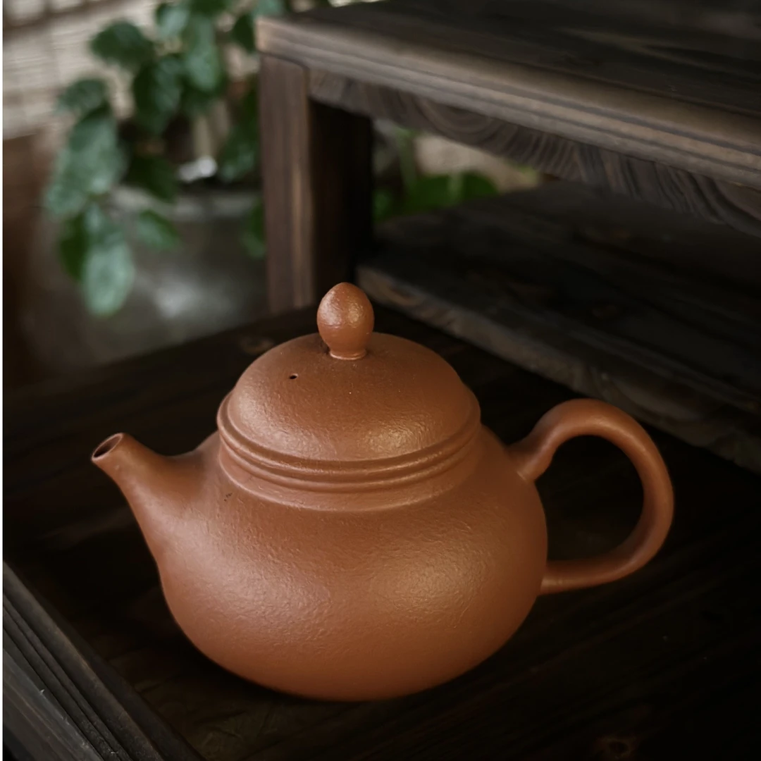 【赫贺阑】茶具壶红降坡泥容天壶200CC功夫茶泡茶壶手工紫砂茶壶