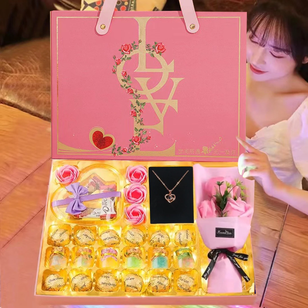 Dove/德芙【芊艺】七夕情人节巧克力精美礼盒送女朋友爱人惊喜礼盒
