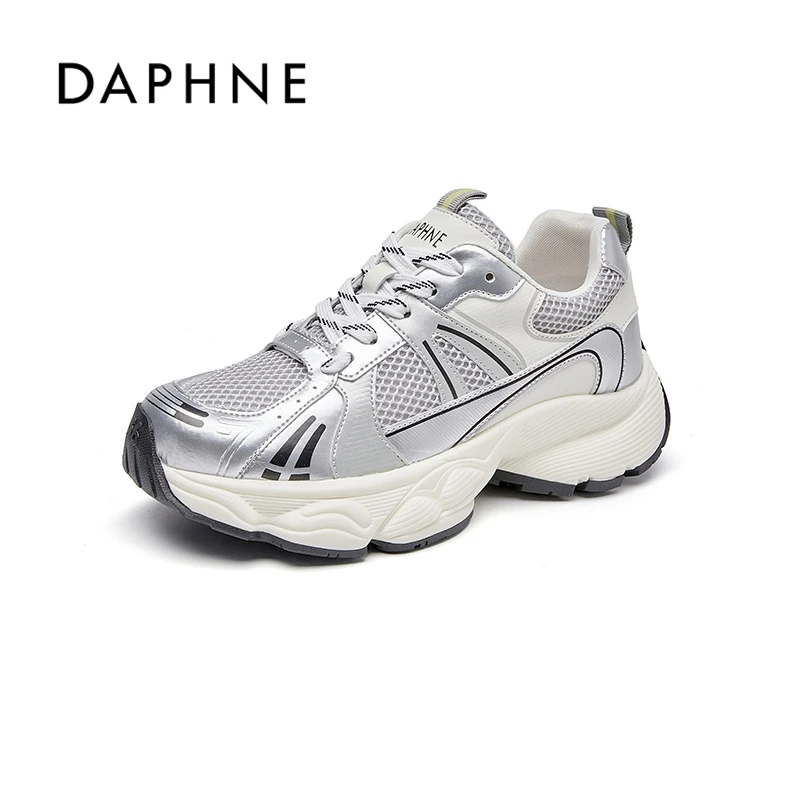 Daphne/达芙妮老爹鞋女新款2025夏季时尚百搭厚底运动休闲鞋ins潮