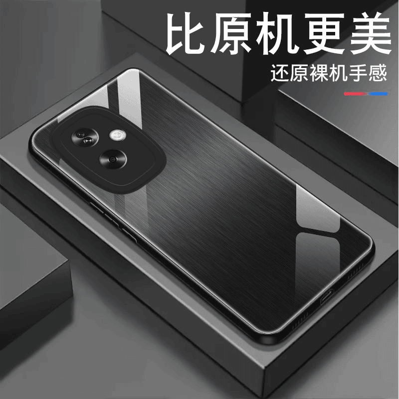 适用OPPOA2手机壳oppoa2玻璃男新款直边防摔个性保护套商务休闲简