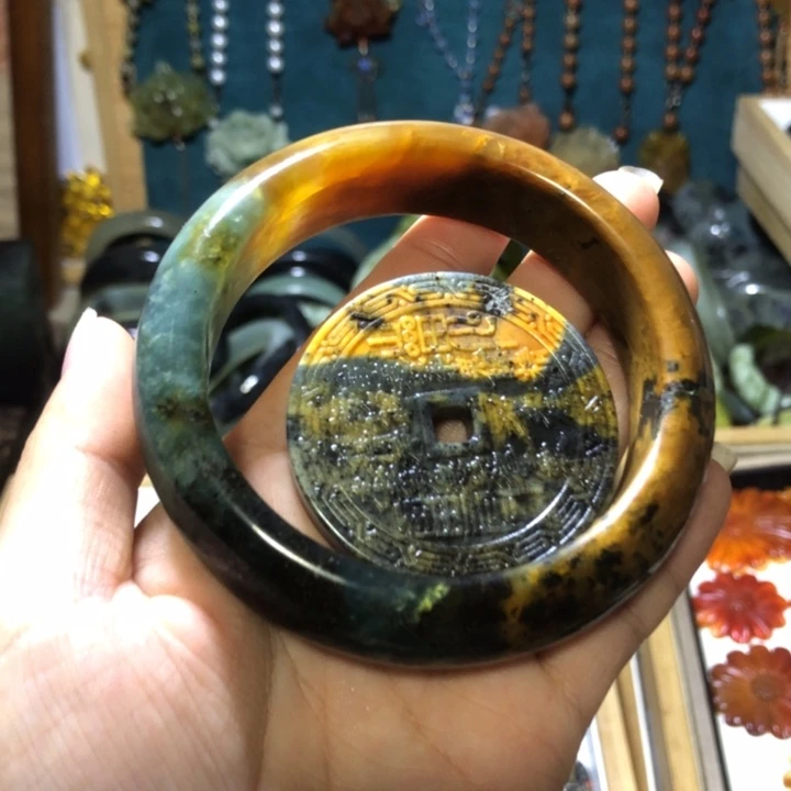 岫玉岫玉挂件未镶嵌