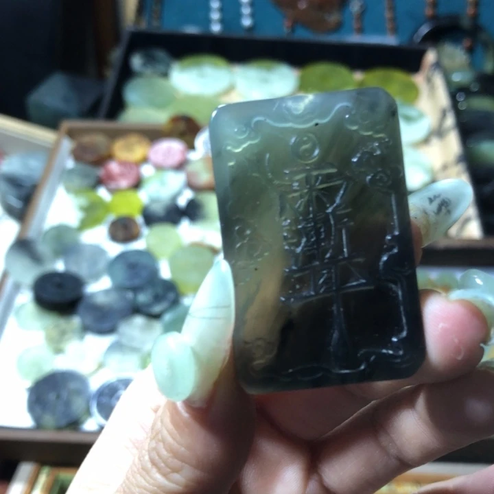 岫玉岫玉挂件未镶嵌