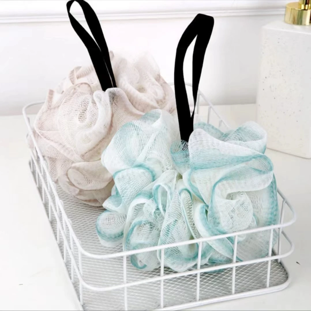 【沐浴球三个 颜色随机发】搓澡搓背气泡洗浴用品