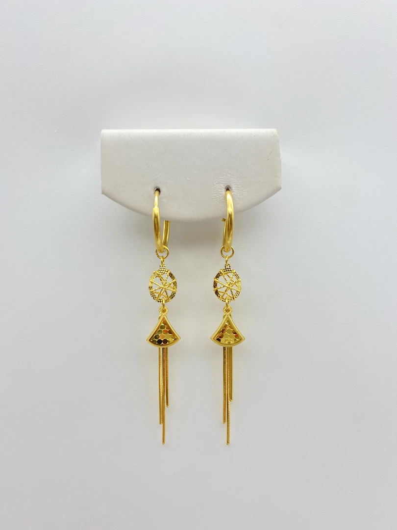 老庙黄金足金999精品5G工艺龙鳞小裙子3.65克