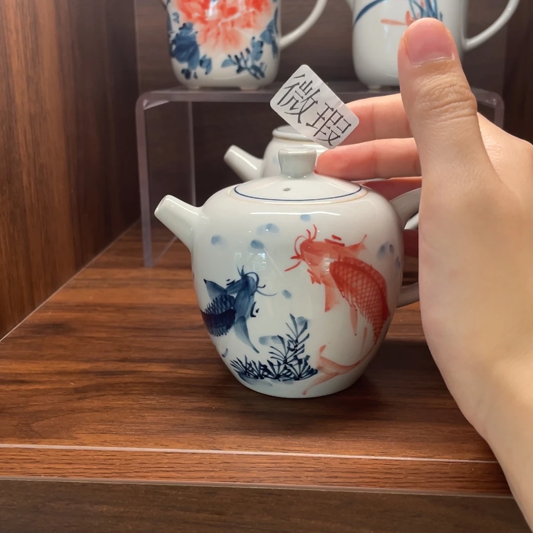 釉下老陶泥手工绘制