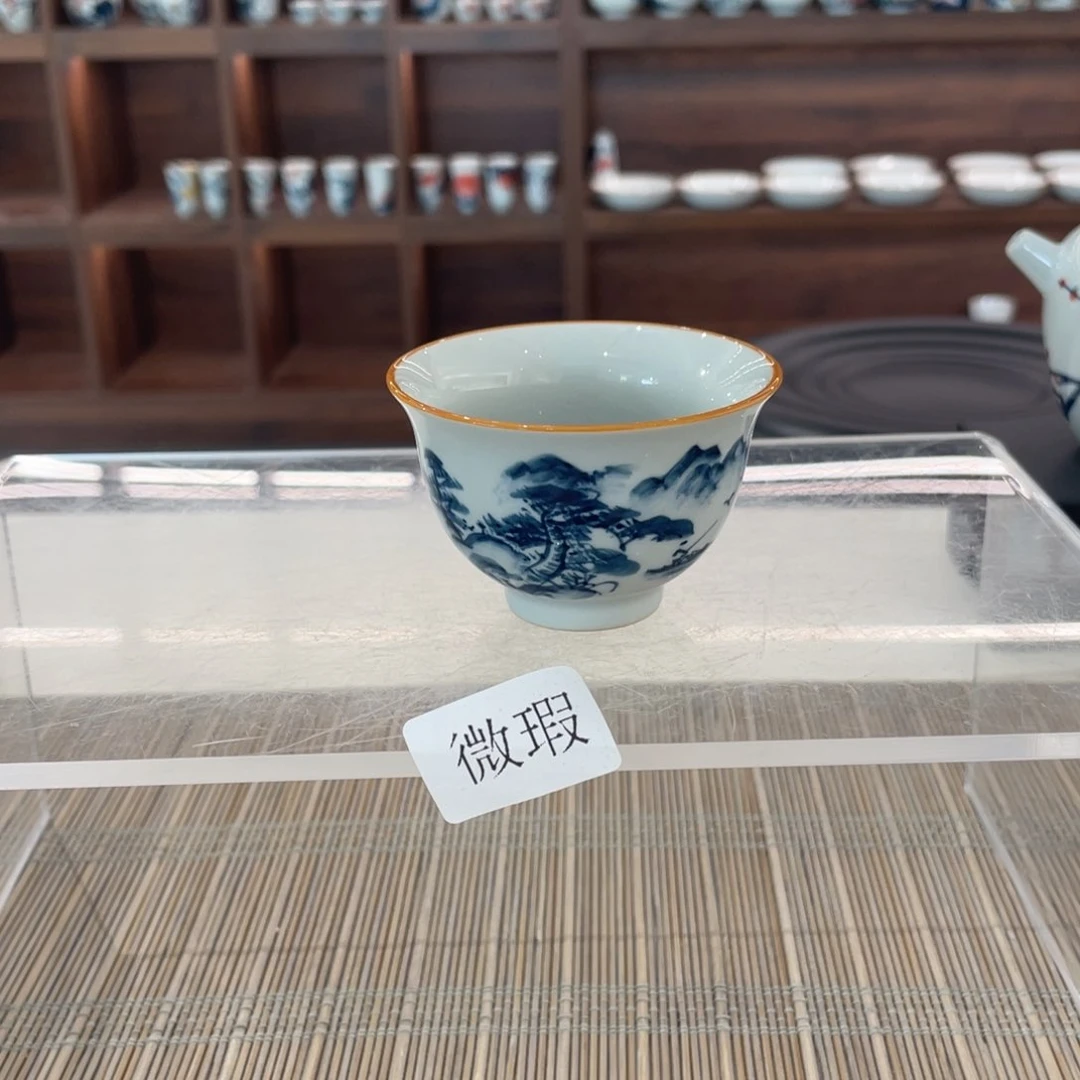 釉下老陶泥手工绘制