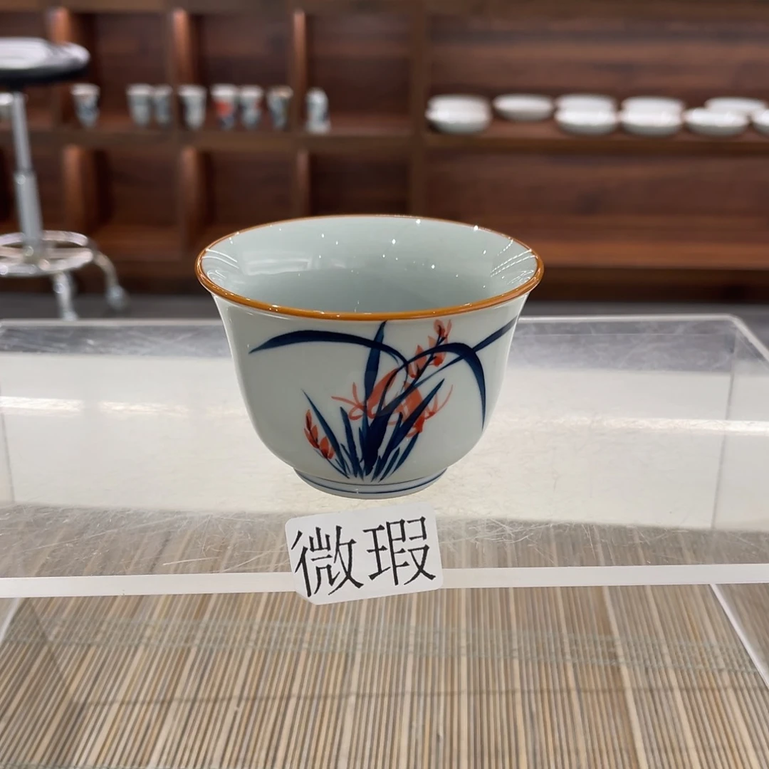 微瑕釉下彩纯手绘