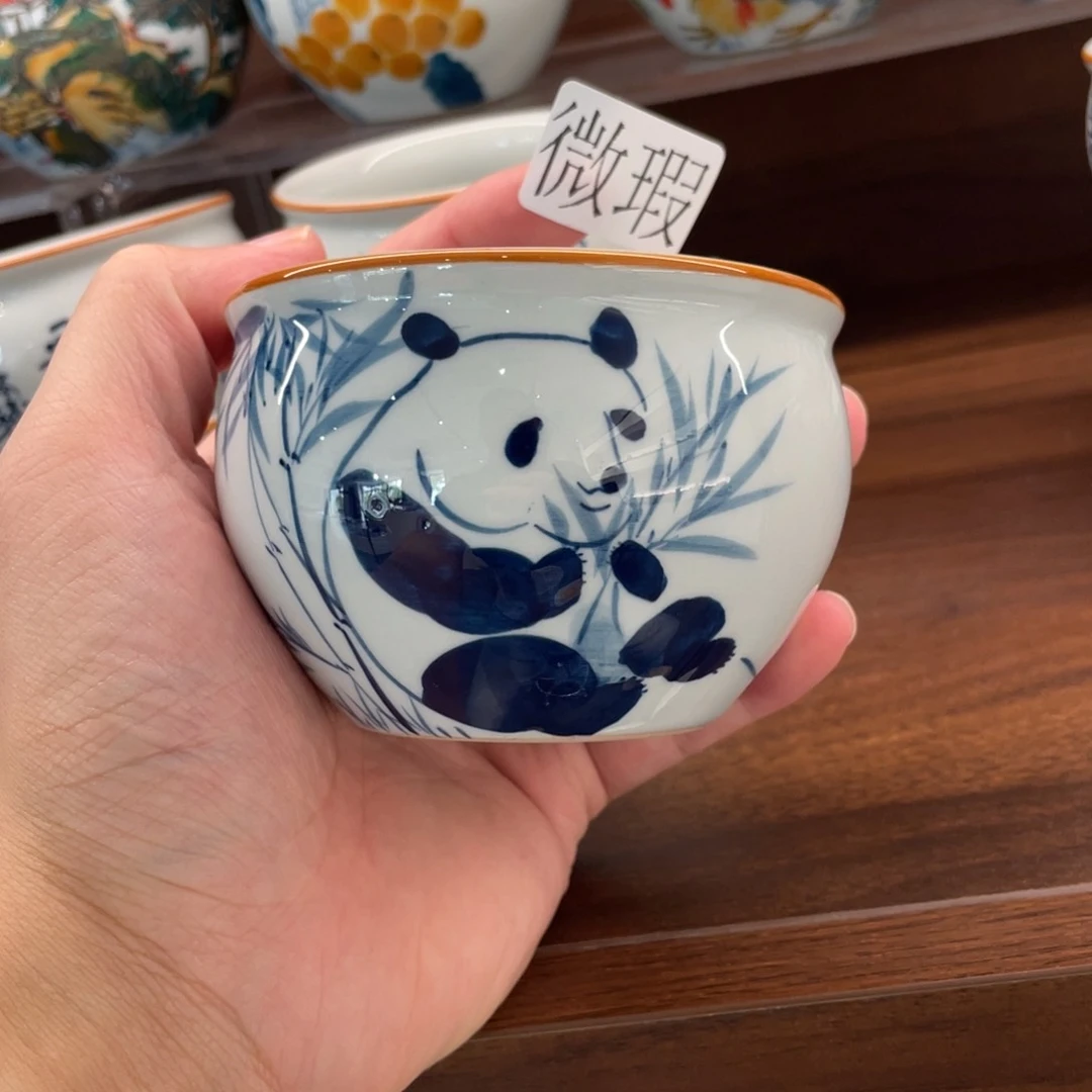 釉下手绘茶具陶瓷