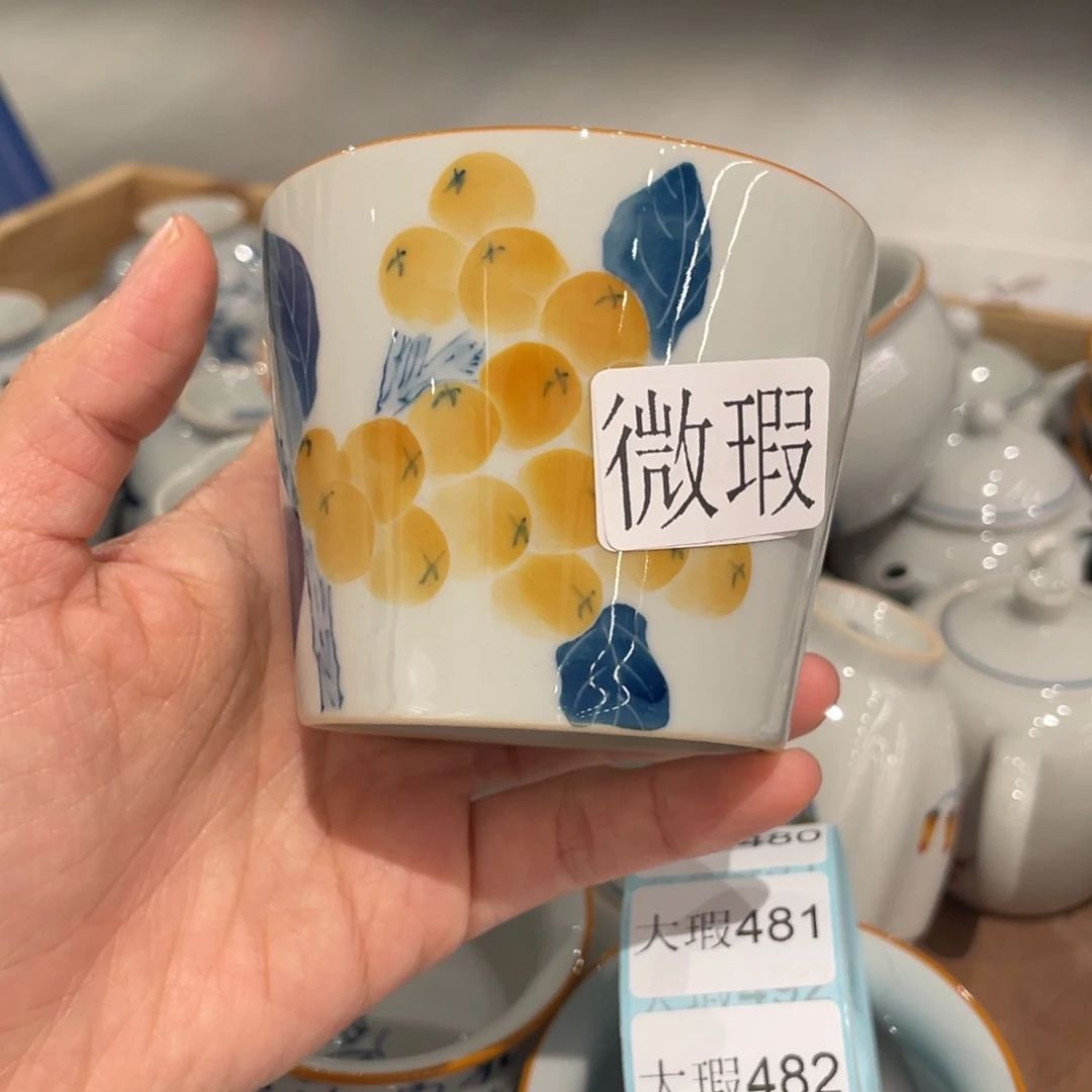 微瑕釉下彩纯手绘