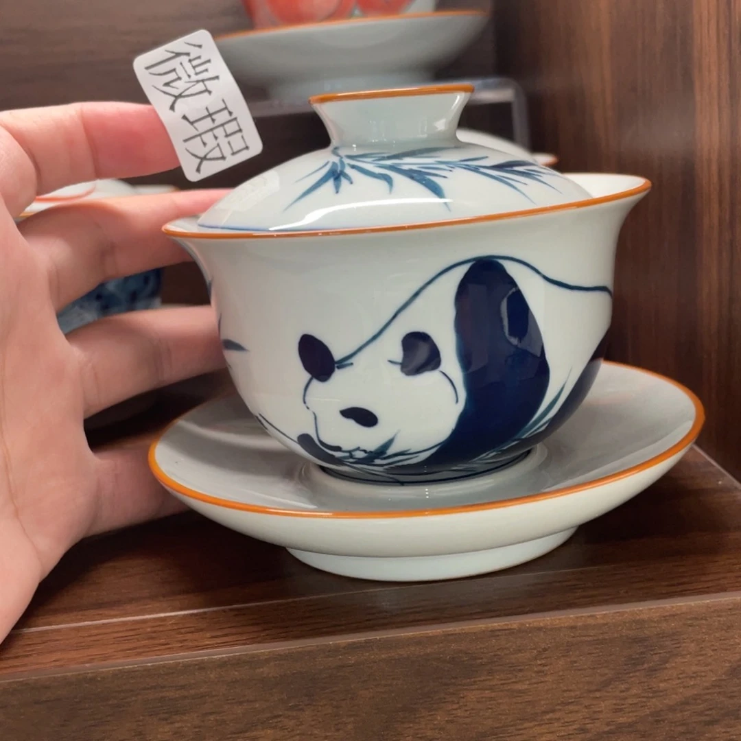 釉下手绘茶具陶瓷