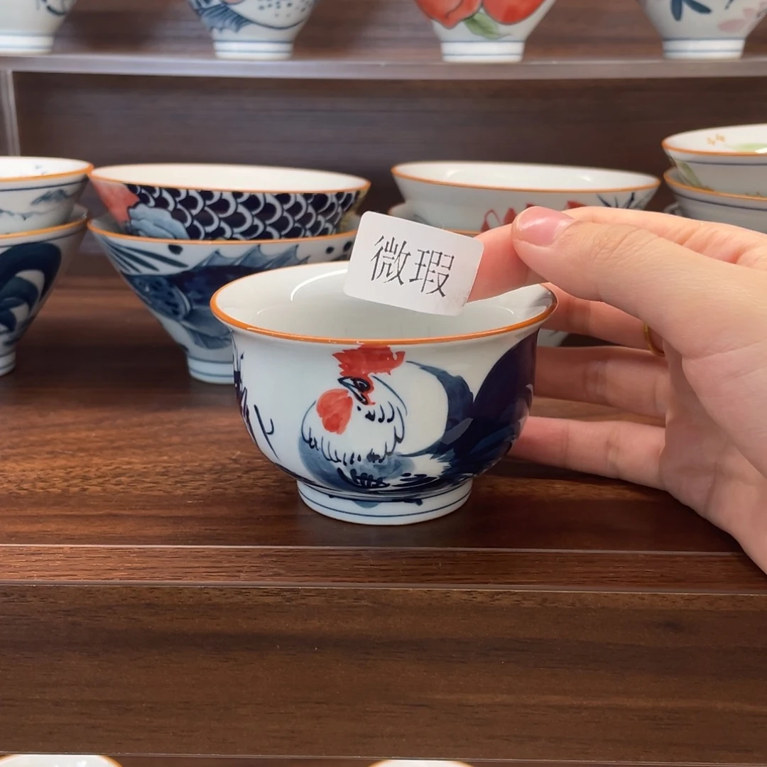 釉下老陶泥手工绘制