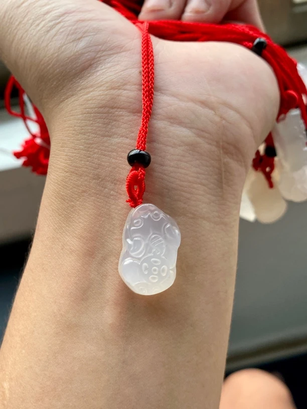 【玉心意】天然玉石玛瑙玉髓貔貅挂件 赠送吊坠绳子 多样性发一个