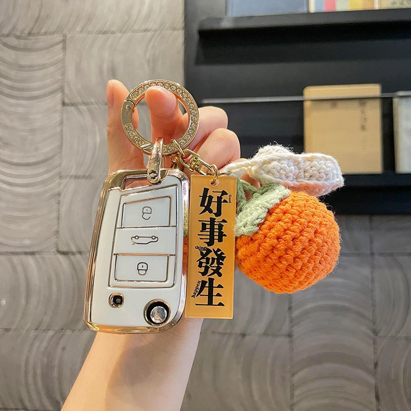 2023款大众速腾钥匙套宝来途岳迈腾cc车凌度探歌途观l网红可爱女
