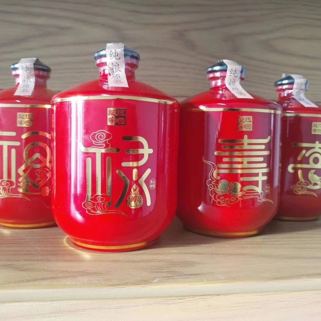 龙江家园龙江家园福禄寿喜45度500ML整箱4瓶白酒浓香型45度500ML