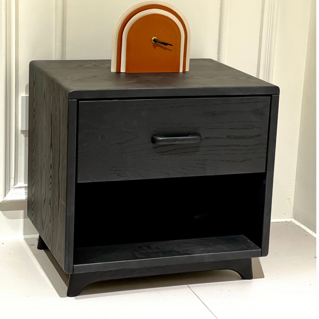 【白蜡木床头柜·羊羊力荐】简约风白蜡木储物床头柜