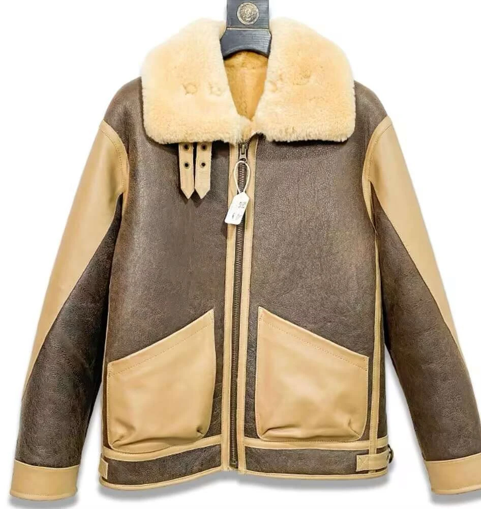 2529一点红加厚款2022新款皮大衣男款潮流外套