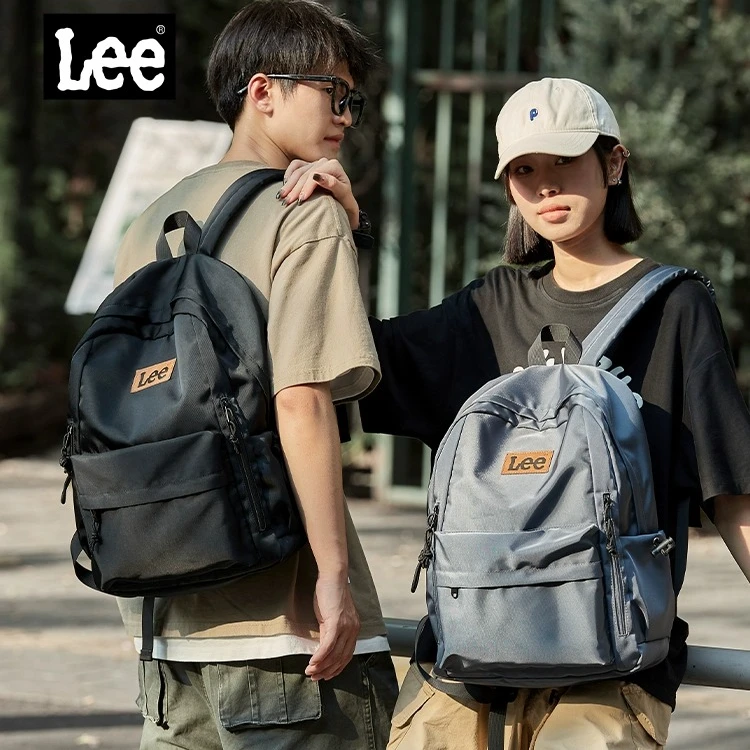 Lee【贴贴专属】潮流大容量双肩包时尚休闲百搭防水轻便L