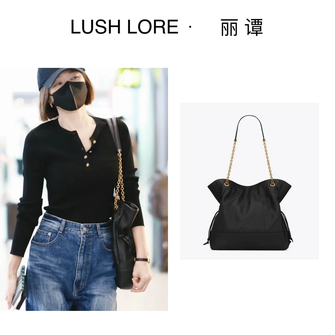 LUSHLORE丽谭 ·  娜扎杨福袋 真皮高定单肩手拎包#9475