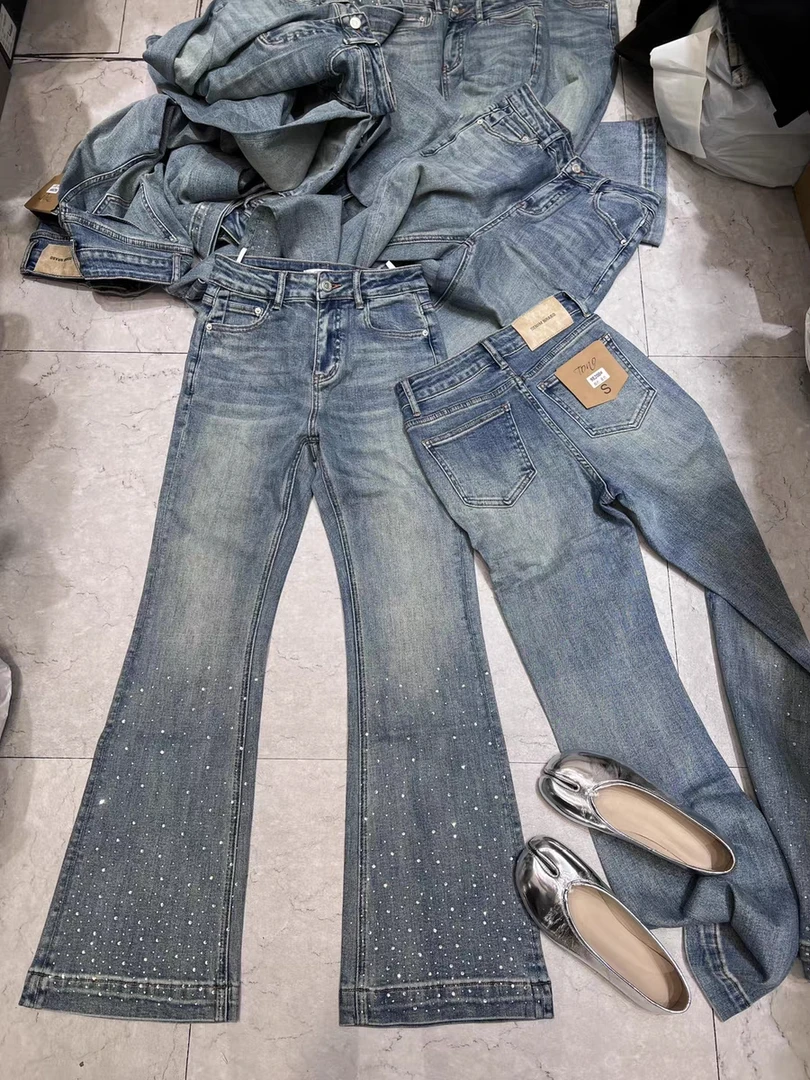 珍珍新品重工设计感牛仔裤98200