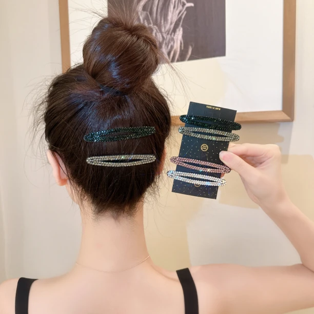 韩版简约碎发bb夹气质网红头饰百搭碎发夹发卡刘海侧边夹发饰